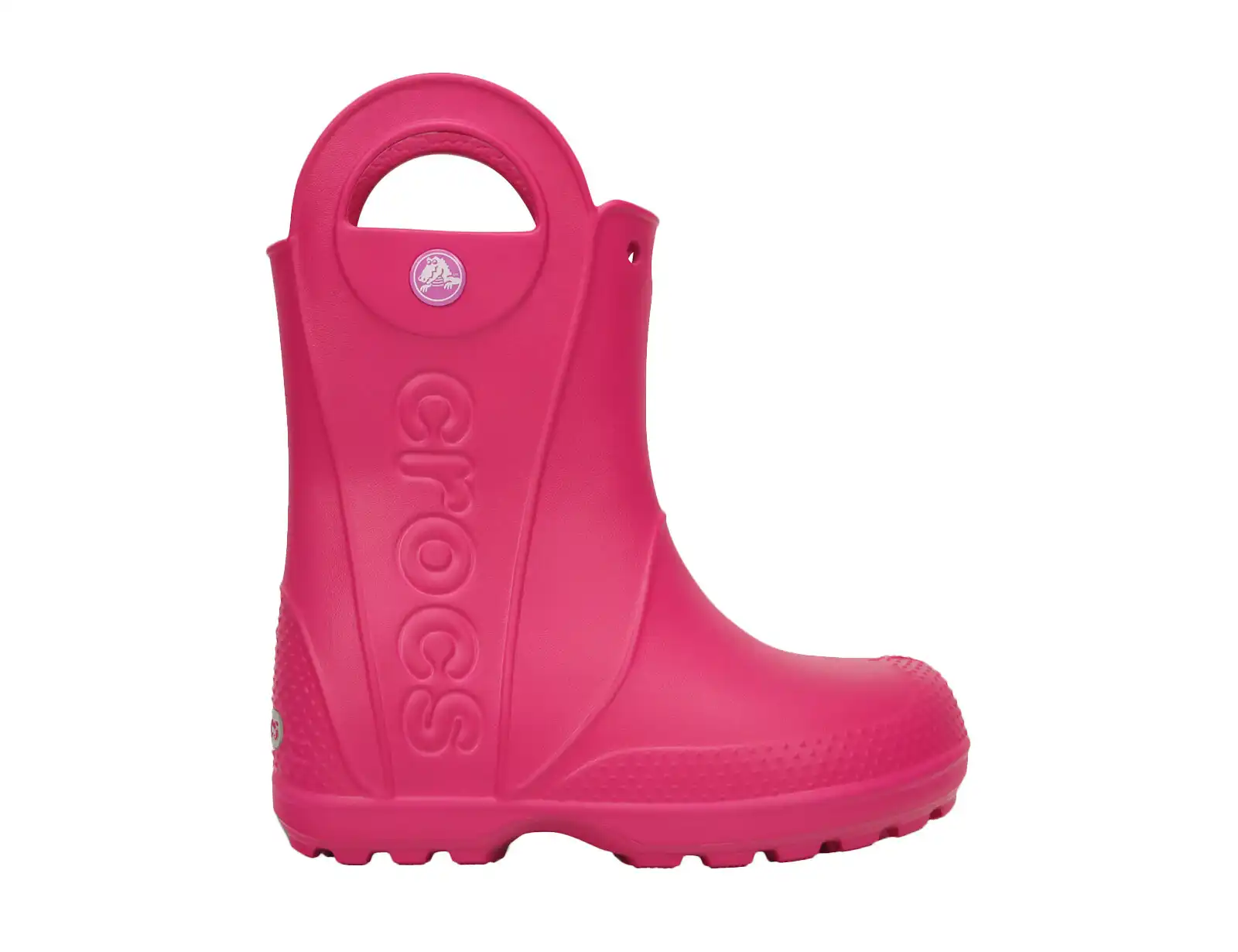 Crocs - Handle It Rain Boots Kids - Roze Regenlaarzen