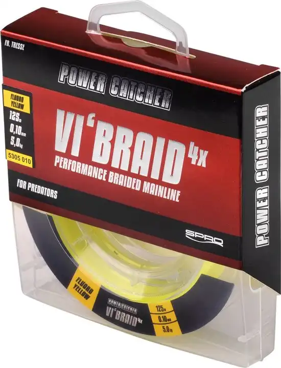 Spro Power Catcher Viâ€™Braid Yellow (125m)